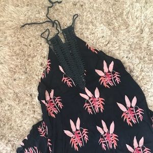Acacia “Heliconia” print Makawao dress